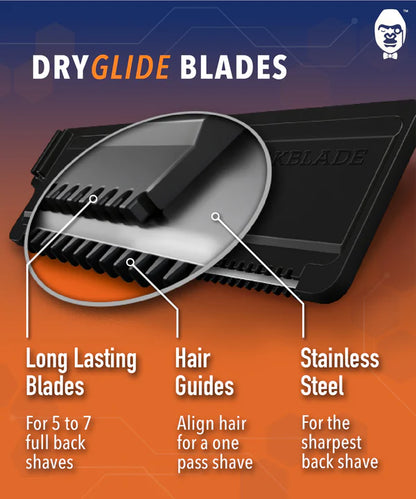 DryGlide® Replacement Blade Cartridges - (For BakBlade 2.0 & 3.0)